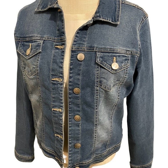 Baccini Jean Jacket size S - Picture 1 of 6